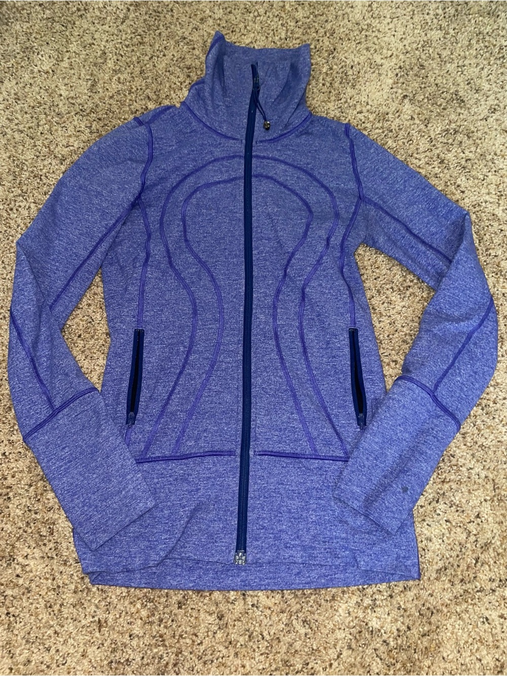 Women’s Lululemon Deep Blue Full-Zip Performance Jacket